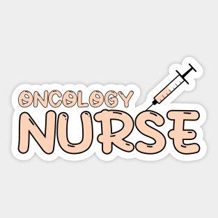 Oncology Nurse Orange Sticker